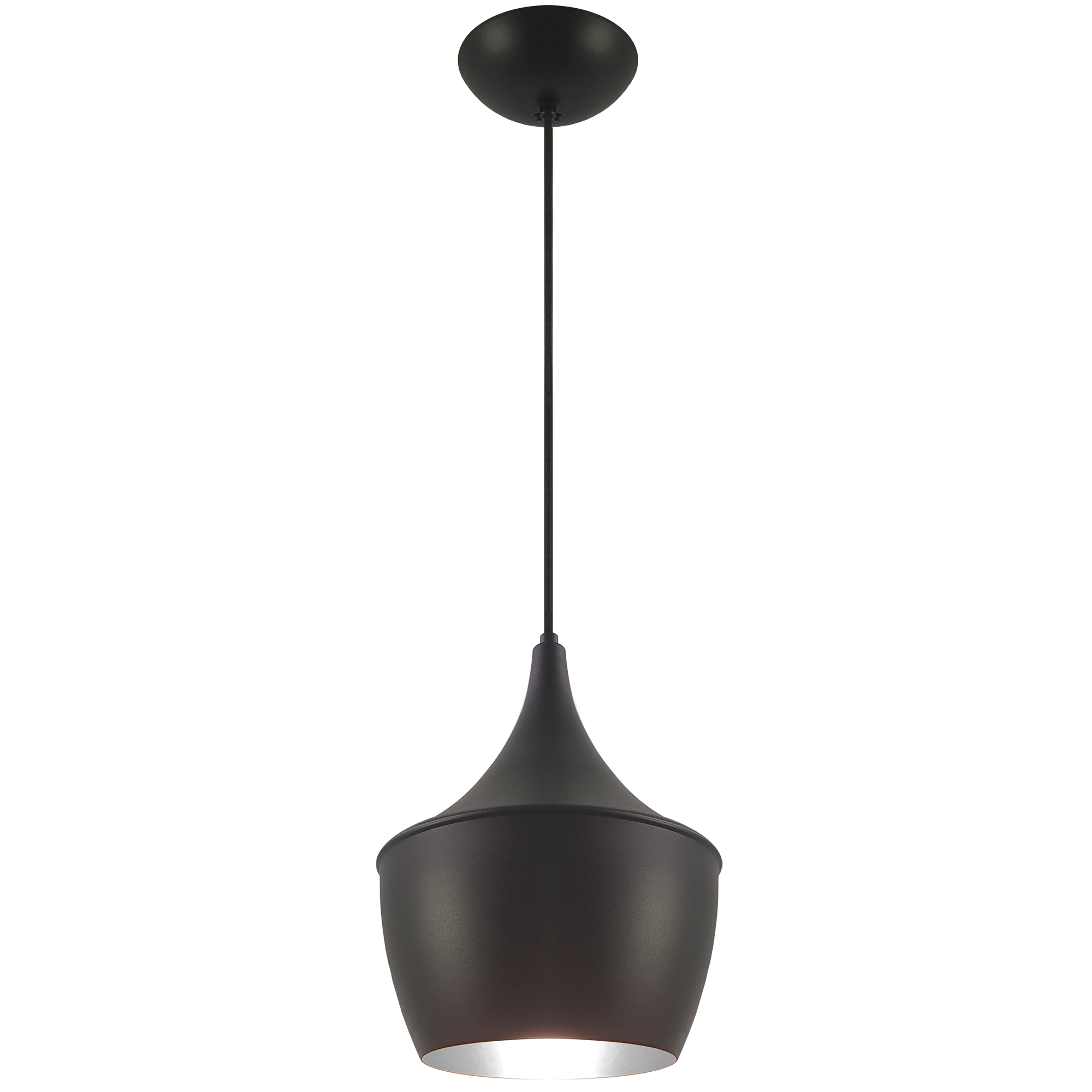 Pendente Style Cappadocia Aluminio Preto Com Preto