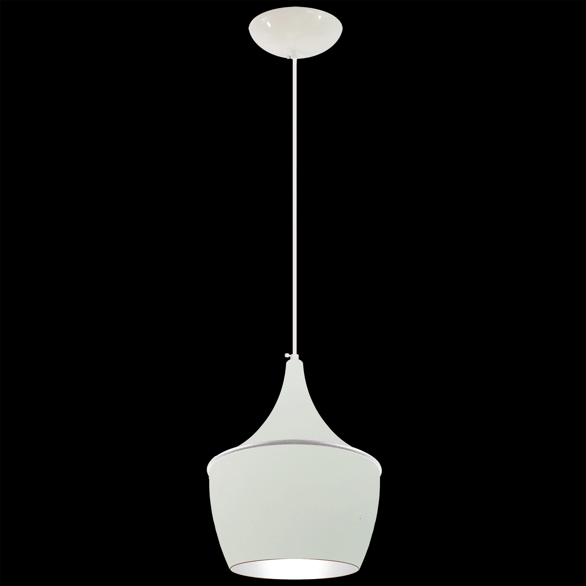 Pendente Style Cappadocia Aluminio Branco Com Branco