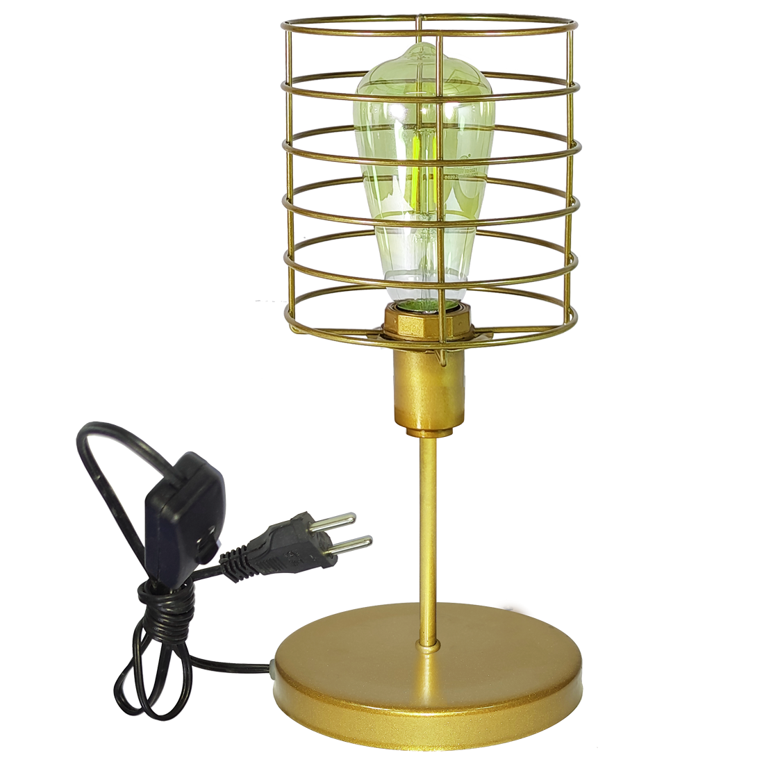 Abajur Mini Aramado Chochin Dourado                                                                 