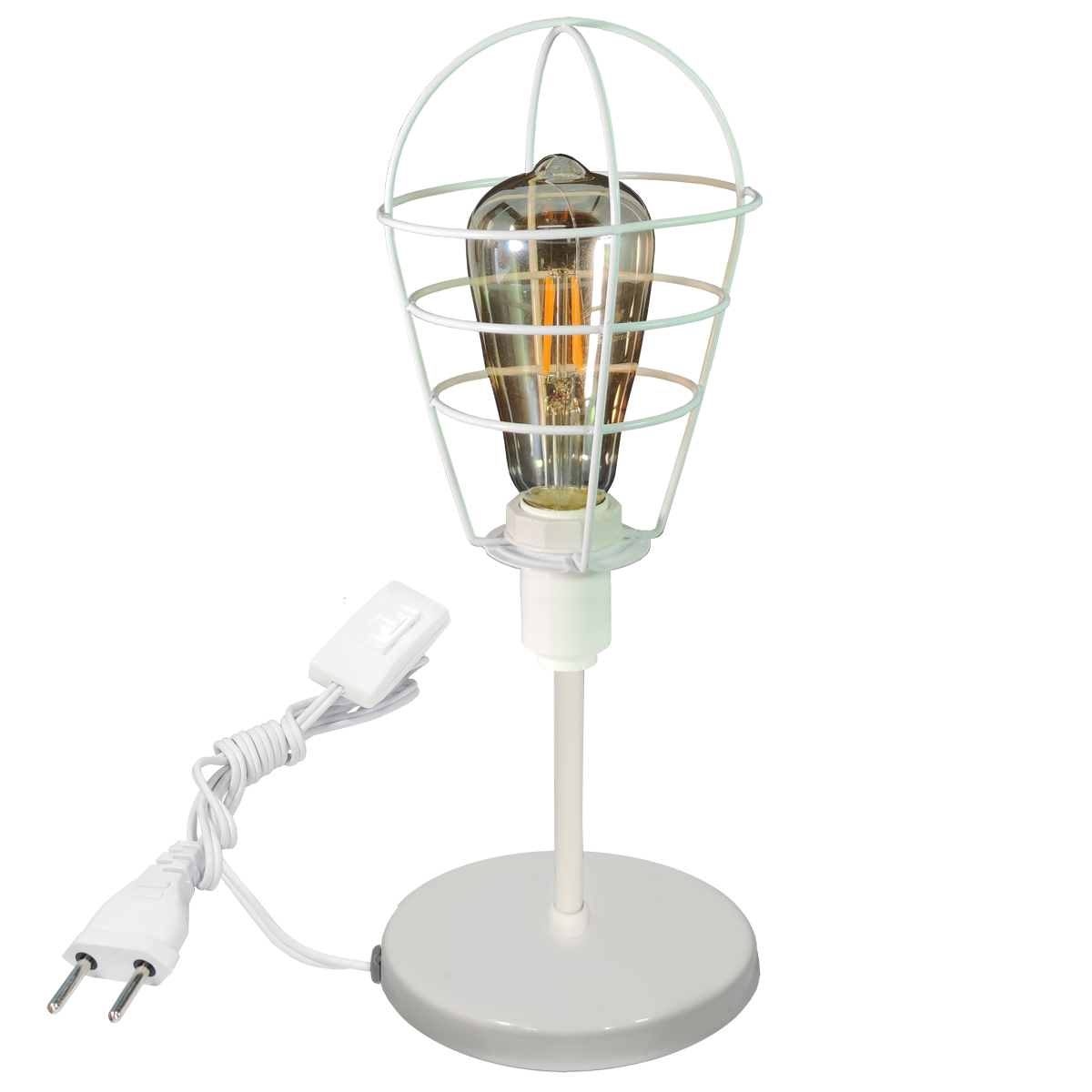 Abajur Mini Aramado Lampshape Branco                                                                