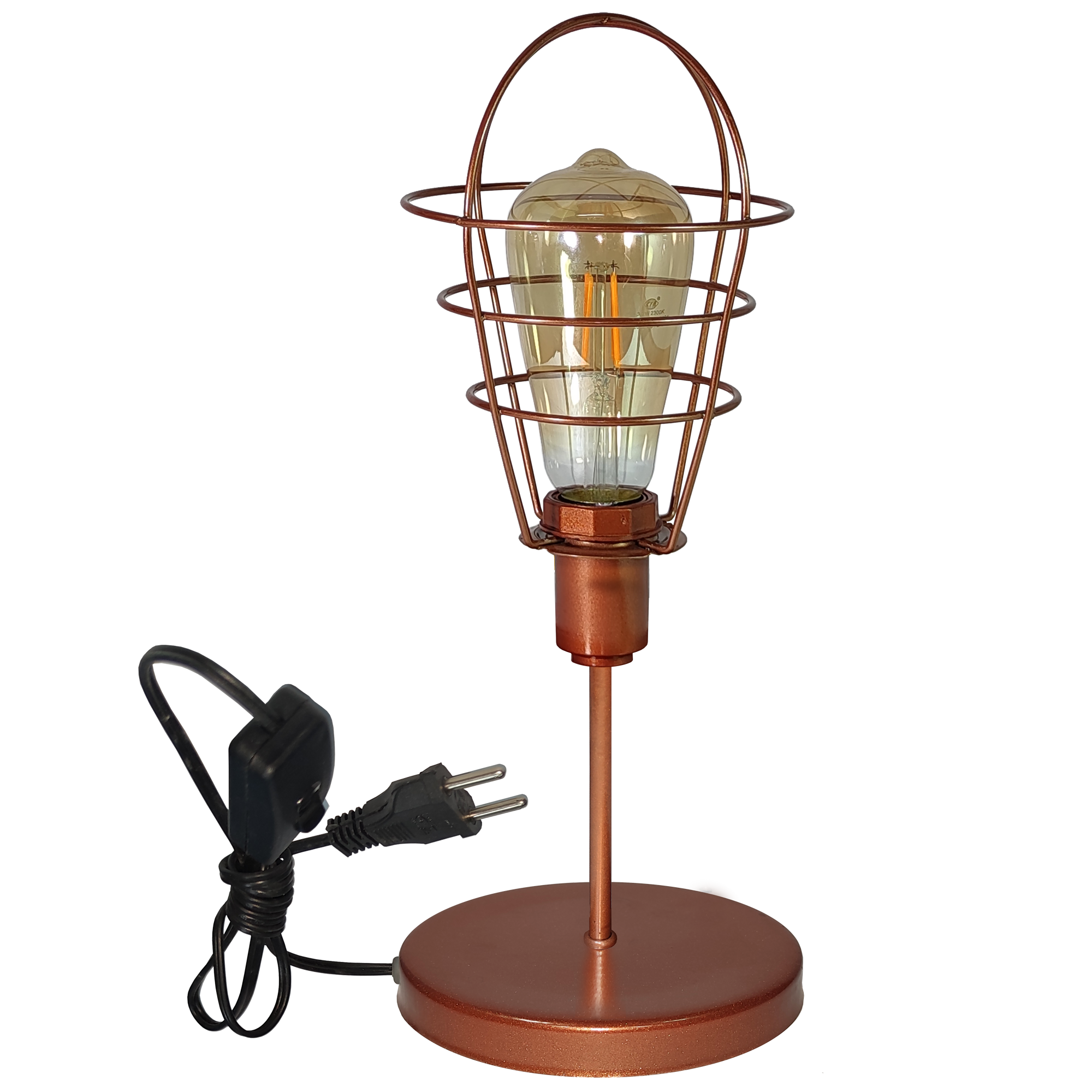 Abajur Mini Aramado Lampshape Cobre                                                                 