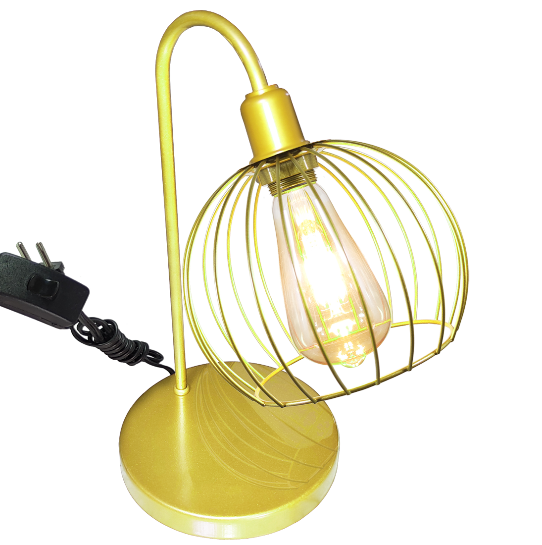 Luminaria de Mesa Aramado Tangerine Dourado                                                         