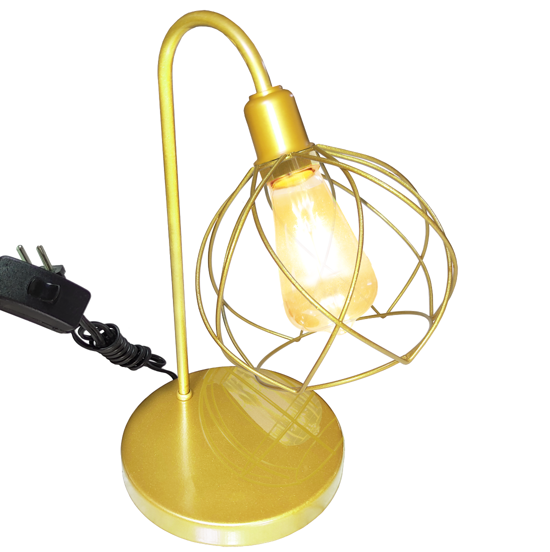 Luminria de Mesa Aramado Crown Dourado                                                             