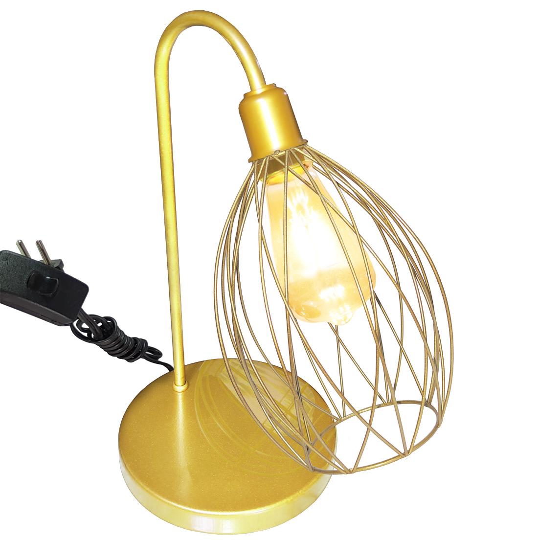 Luminria de Mesa Aramado Nest Dourado                                                              
