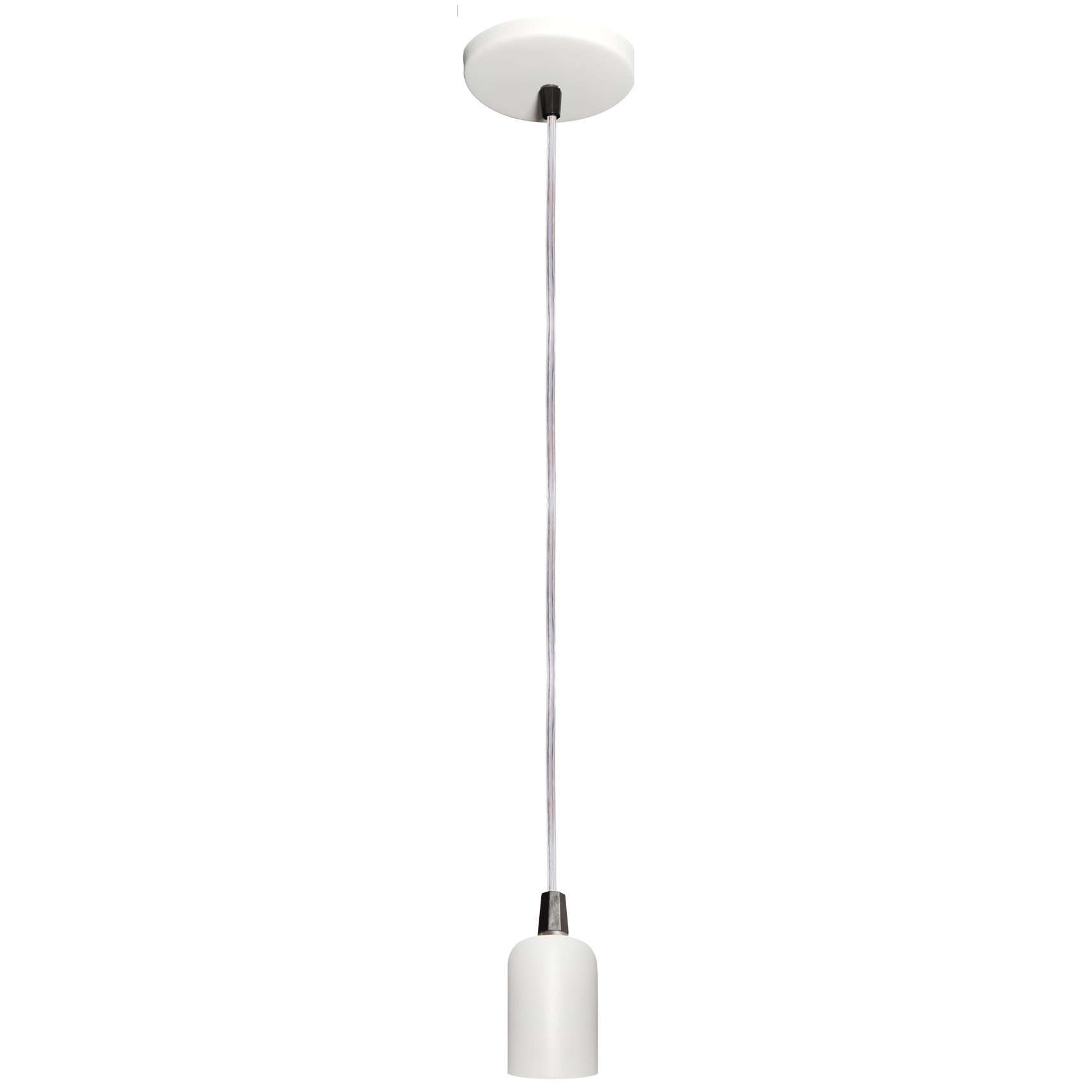 Pendente Model Clean Branco para uma lampada Com 1