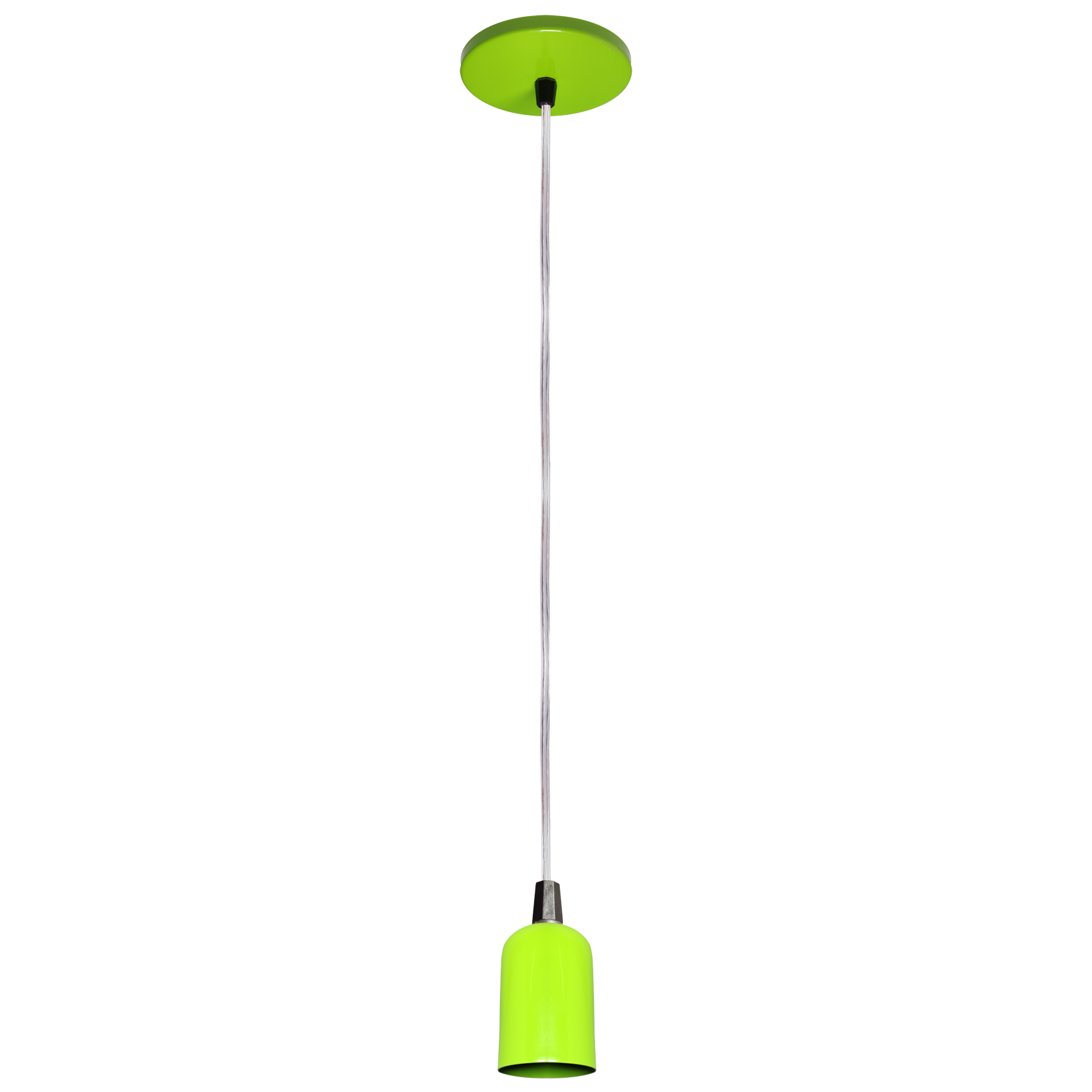 Pendente Model Clean Verde para uma lampada Com 1